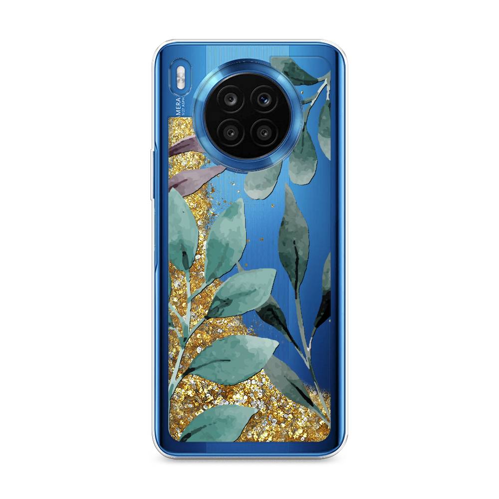 

Чехол Awog на Honor 50 Lite "Листы цветов", Зеленый;прозрачный, 6106490-1