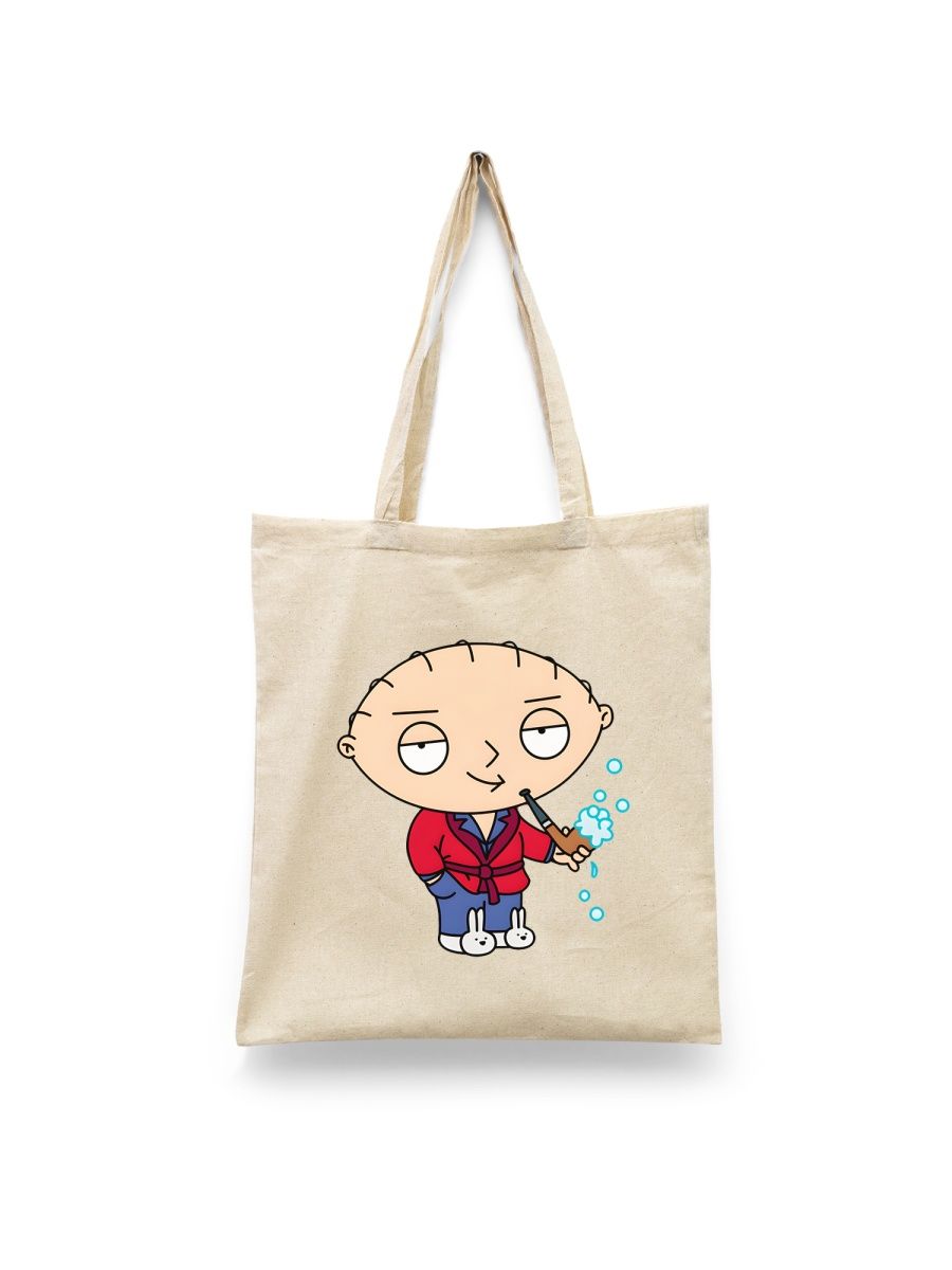 

Шоппер унисекс Каждому Своё Гриффины/Family Guy/Мультсериал MUGR5, белый, Гриффины/Family Guy/Мультсериал MUGR5