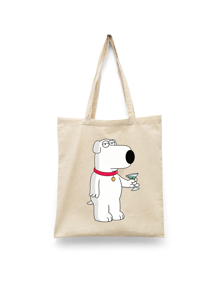 

Шоппер унисекс Каждому Своё Гриффины/Family Guy/Мультсериал MUGR4, белый, Гриффины/Family Guy/Мультсериал MUGR4