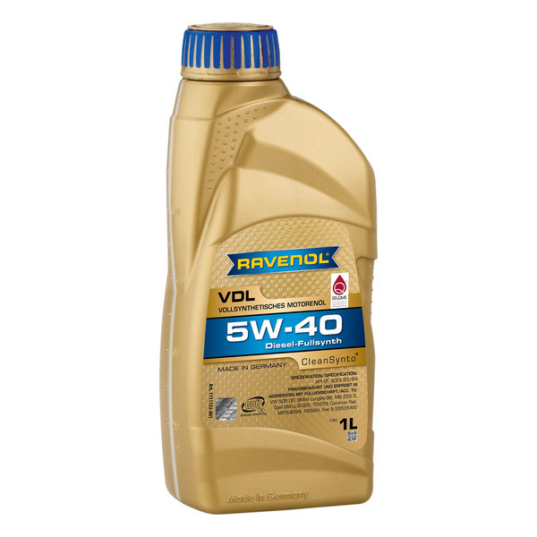 

Моторное масло Ravenol синтетическое Vdl Sае 5W40 1л