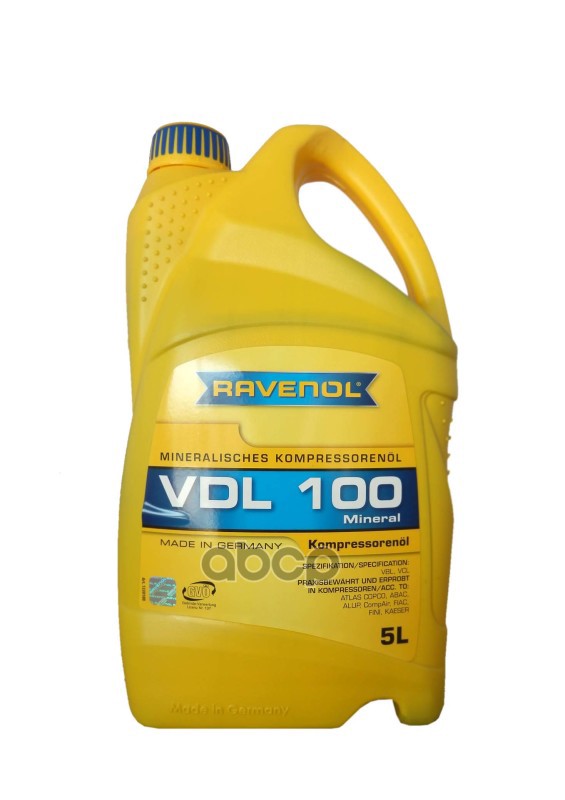 

Компрессорное Масло Vdl 100 (5Л) (Второй Номер 4014835736153) Ravenol 133010000501999