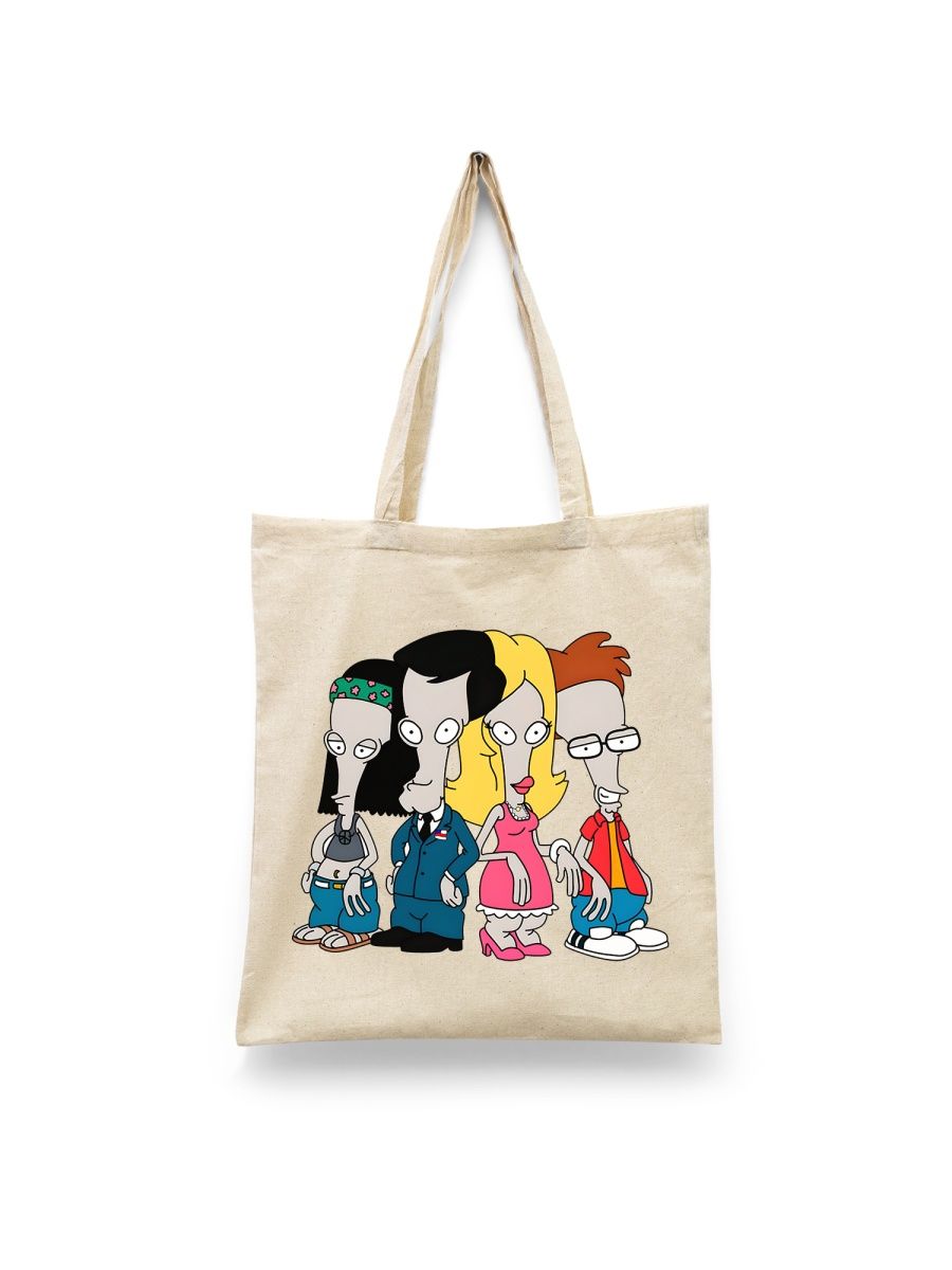 

Шоппер унисекс Каждому Своё Американский Папаша!/American Dad! MUAP5, белый, Американский Папаша!/American Dad! MUAP5