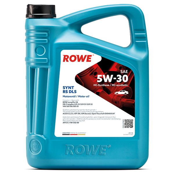 фото Моторное масло rowe hightec synt rs dls sae 5w-30 5л