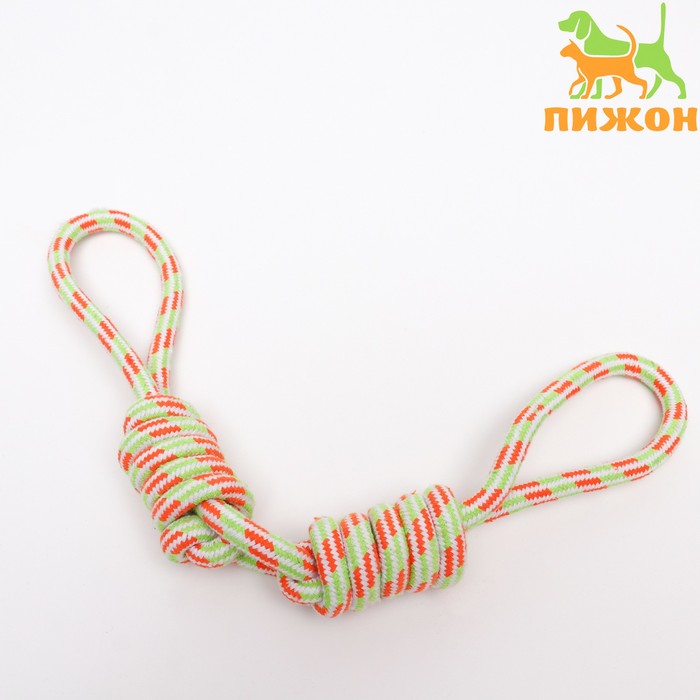 

Игрушка тренировочная канатная Бесконечность, 48 см, до 130 г, микс цветов