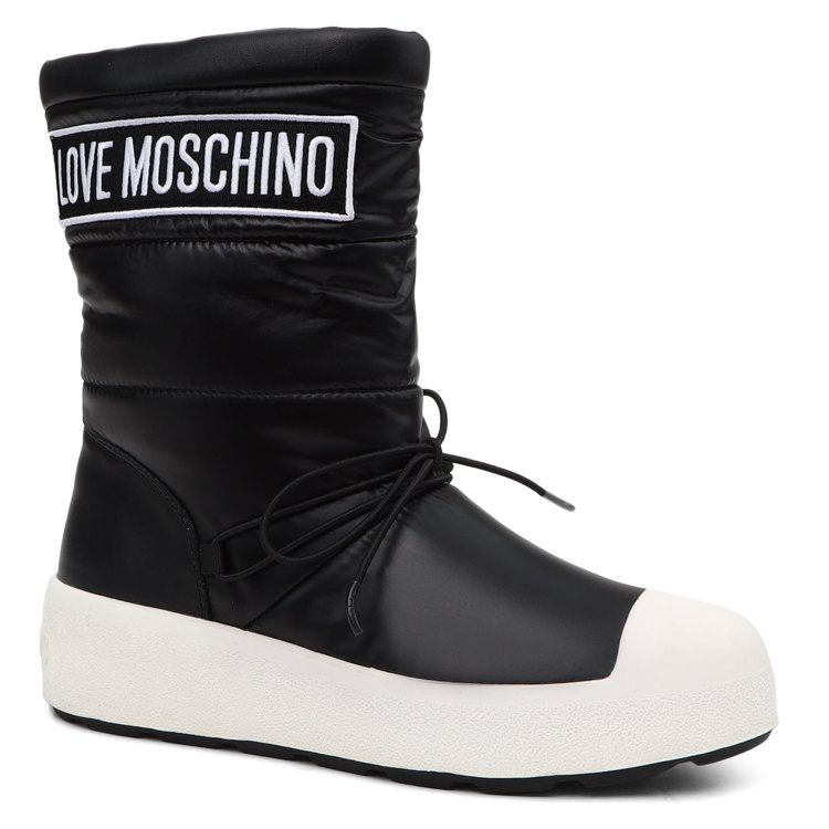 

Дутики женские Love Moschino JA15855H черные 35 EU, Черный, JA15855H