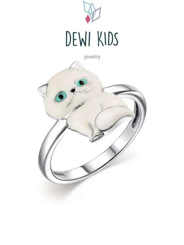 Кольцо из серебра р.13 DEWI KIDS 901012626, эмаль
