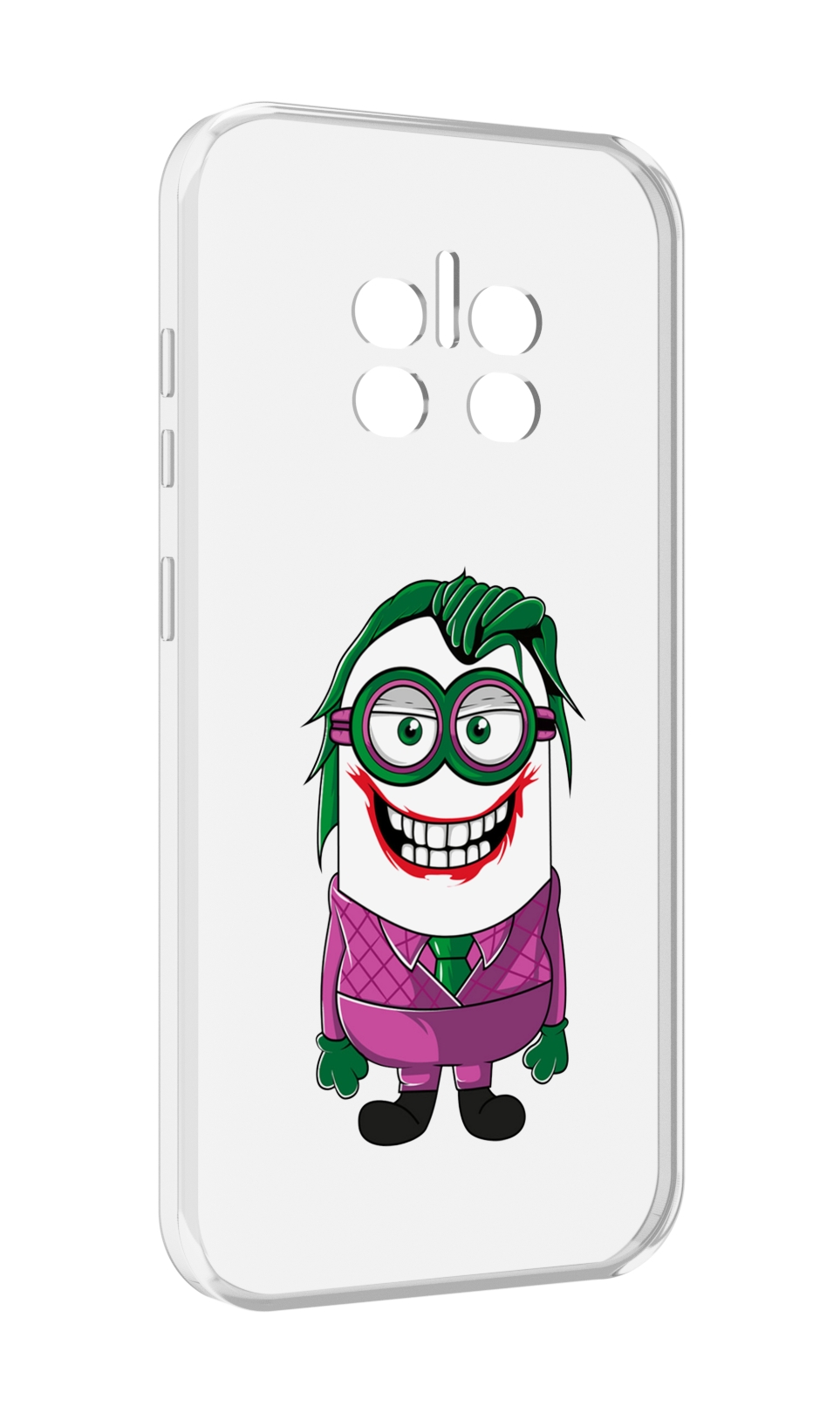 

Чехол MyPads джокер миньон для Doogee V11, Прозрачный, Tocco