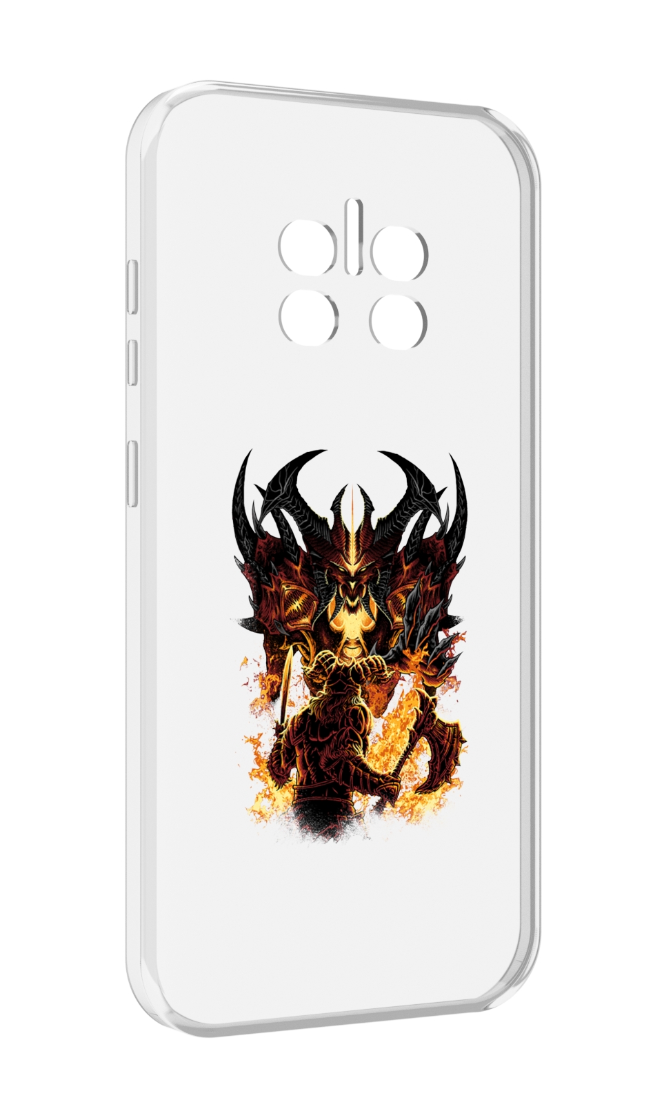 

Чехол MyPads демон shadow fiend для Doogee V11, Прозрачный, Tocco