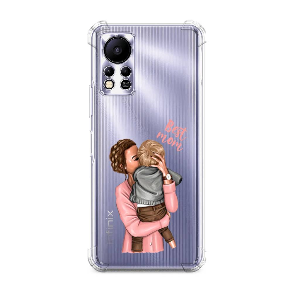 

Чехол Awog на Infinix Hot 11s "Мама с малышом", Розовый;коричневый;бежевый, 3100951-1
