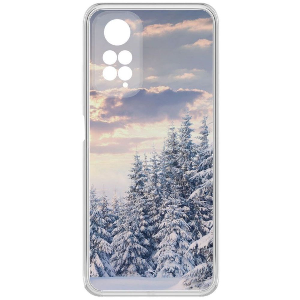 Чехол-накладка Krutoff Clear Case Снежный пейзаж для Xiaomi Redmi Note 11S