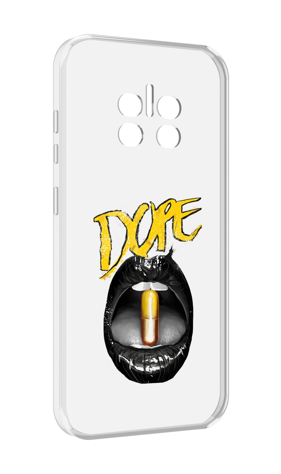 

Чехол MyPads губы для Doogee V11, Прозрачный, Tocco