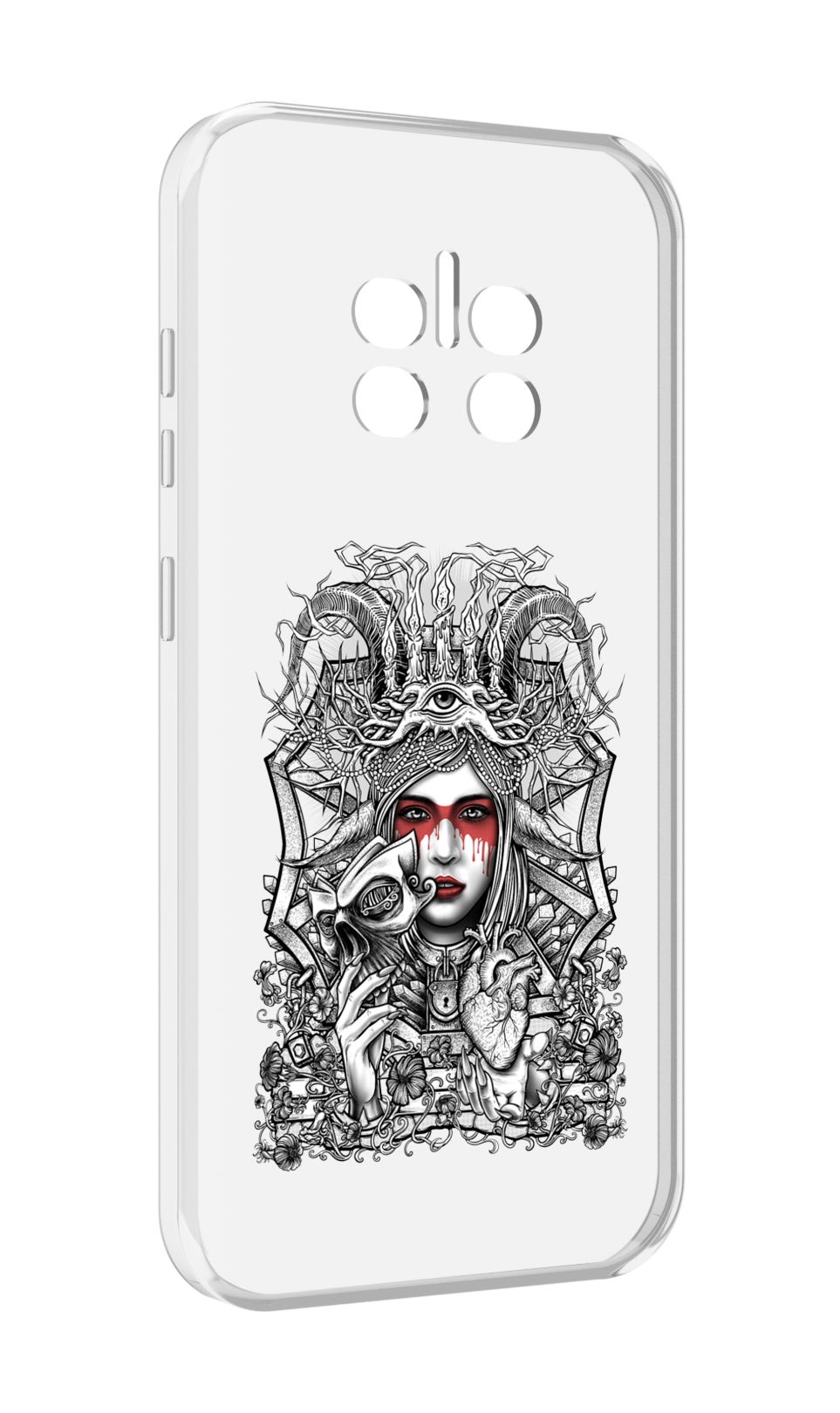 

Чехол MyPads грусная девушка для Doogee V11, Прозрачный, Tocco