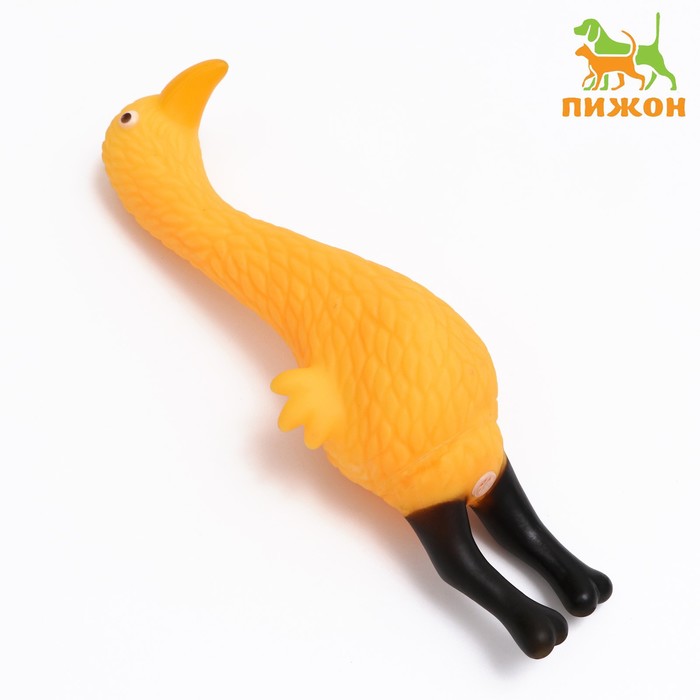 

Игрушка пищащая "Фламинго" для собак, 22,5 см, жёлтая