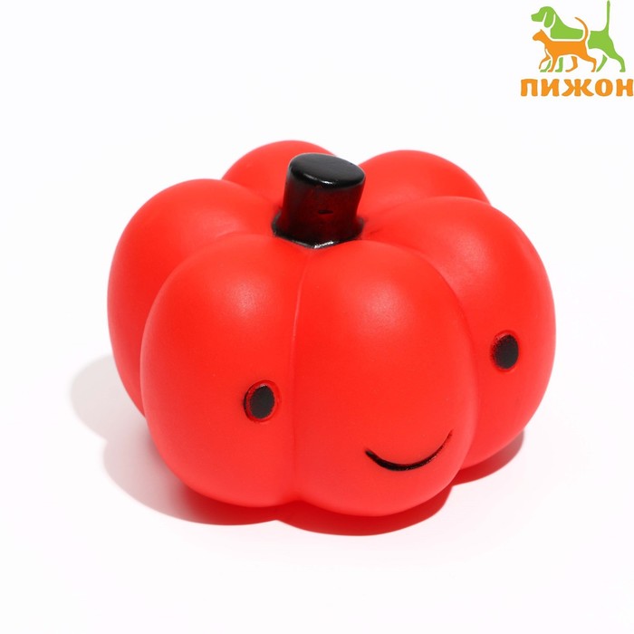 

Игрушка пищащая Тыква для собак, красная