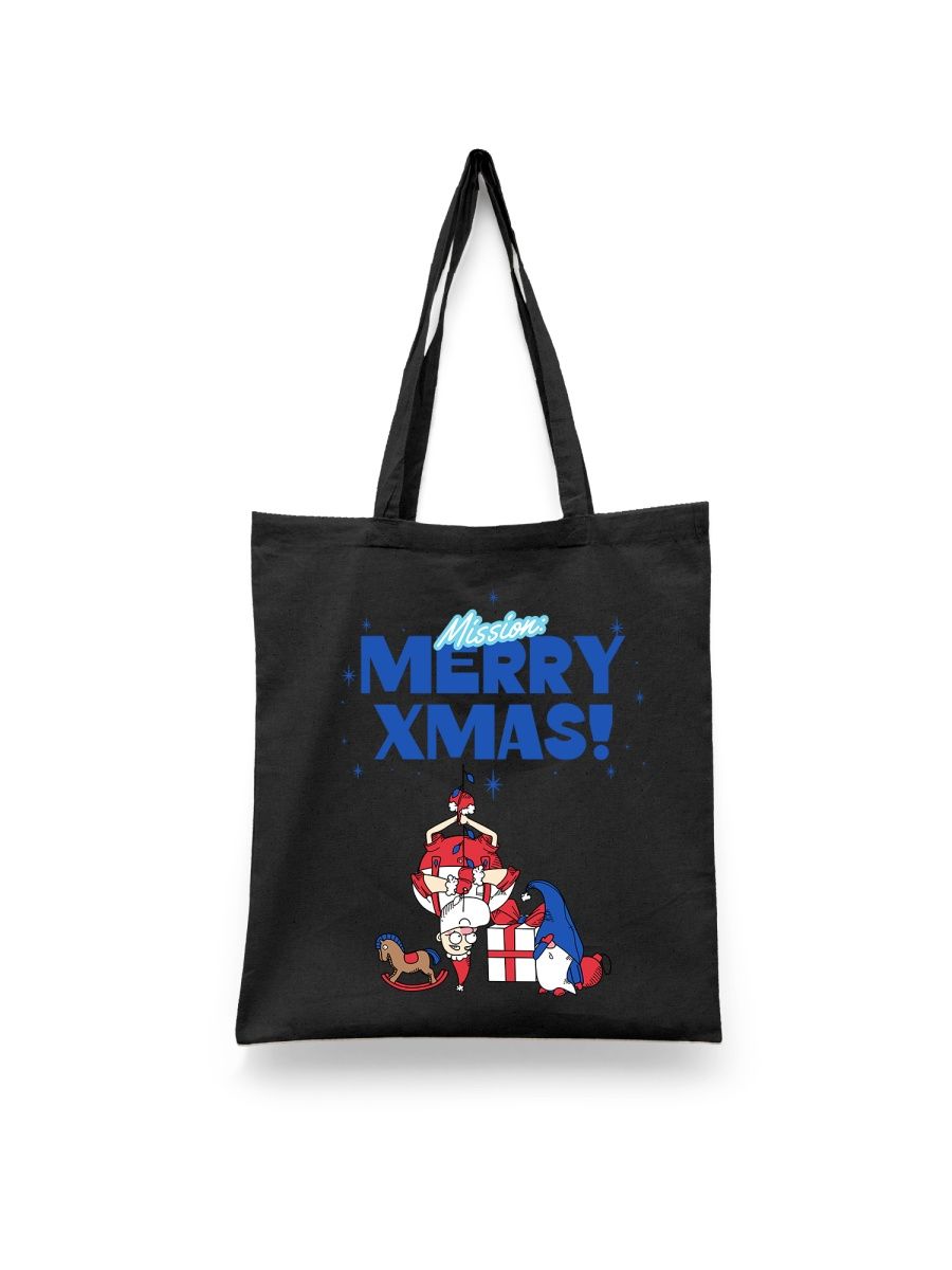 

Шоппер унисекс Каждому Своё Merry Christmas/Новый год/Рождество NY19, черный, Merry Christmas/Новый год/Рождество NY19