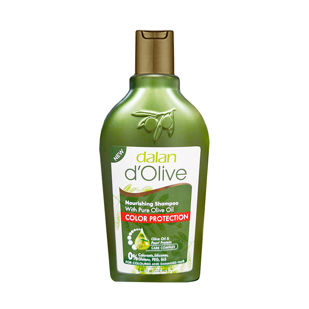 Шампунь Dalan d'Olive защита цвета для окрашенных волос, 250 мл dalan мыло массажное и антицеллюлитное d olive 150