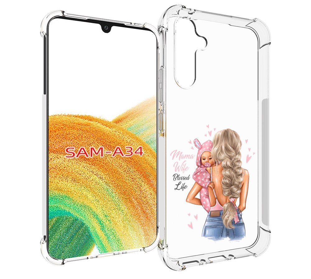 

Чехол MyPads Mama-wibe для Samsung Galaxy A34, Tocco
