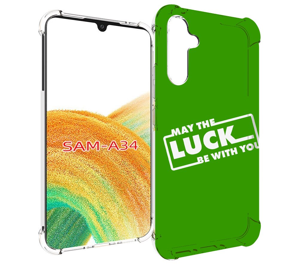 

Чехол MyPads Luck green для Samsung Galaxy A34, Tocco