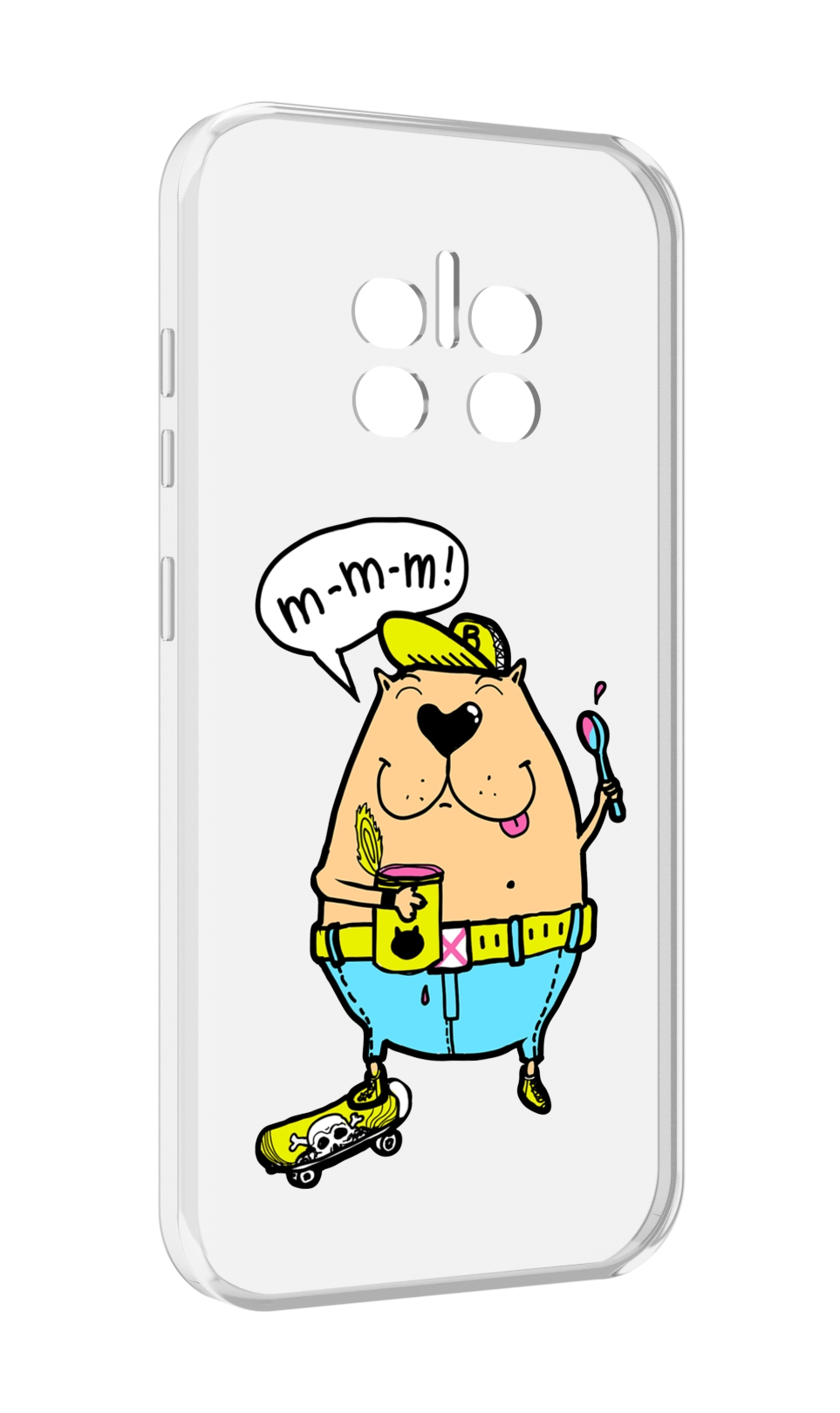 

Чехол MyPads Бобр для Doogee V11, Прозрачный, Tocco