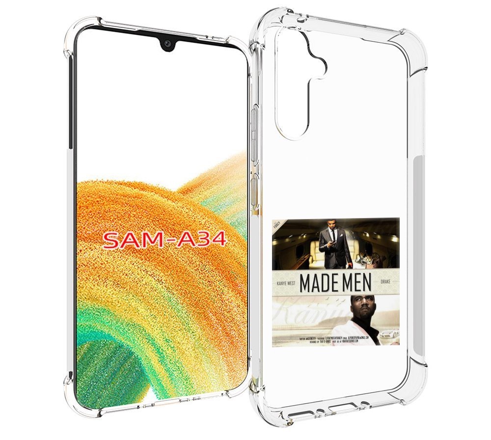 

Чехол MyPads Kanye West & Drake - Made Men для Samsung Galaxy A34, Tocco