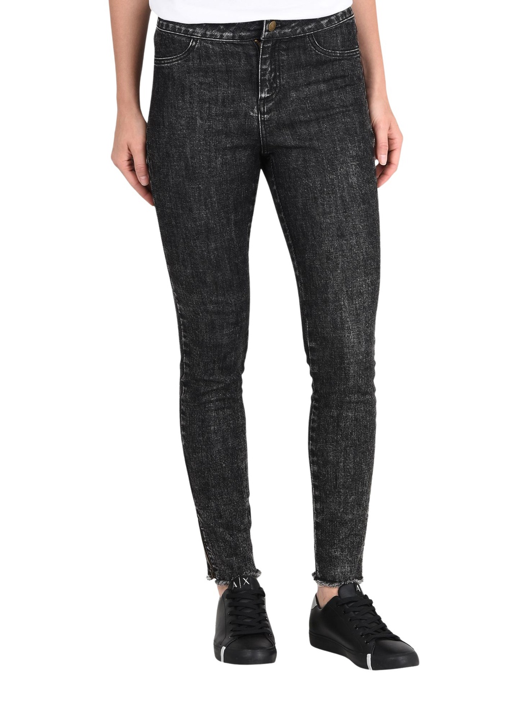 

Джинсы женские Armani Exchange Armani Exchange 6yyj14 черные 27, Armani Exchange 6yyj14