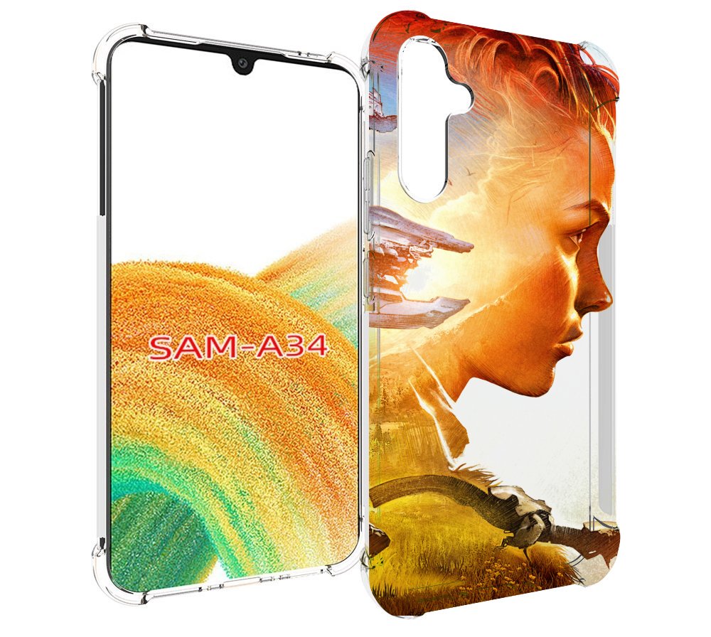 

Чехол MyPads Horizon Zero Dawn art для Samsung Galaxy A34, Tocco