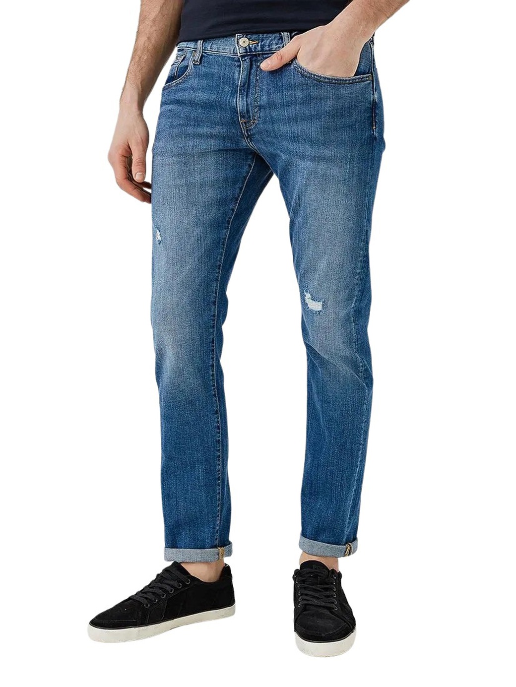 

Джинсы мужские Armani Exchange Armani Exchange 3zzj13 голубые 33, Armani Exchange 3zzj13