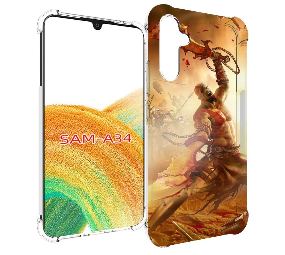 

Чехол MyPads God Of War III для Samsung Galaxy A34, Tocco