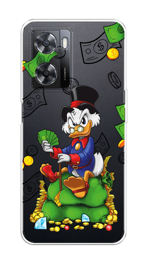 

Чехол на Oppo A57 4G/A77 4G/A77s 4G/A57s "Scrooge Richness", Черный;синий;зеленый, 2511850-1