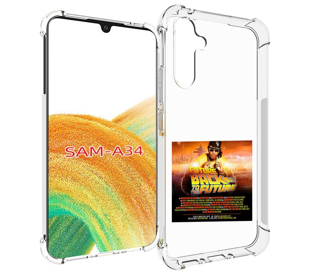 

Чехол MyPads Future - Back To The Future для Samsung Galaxy A34, Tocco