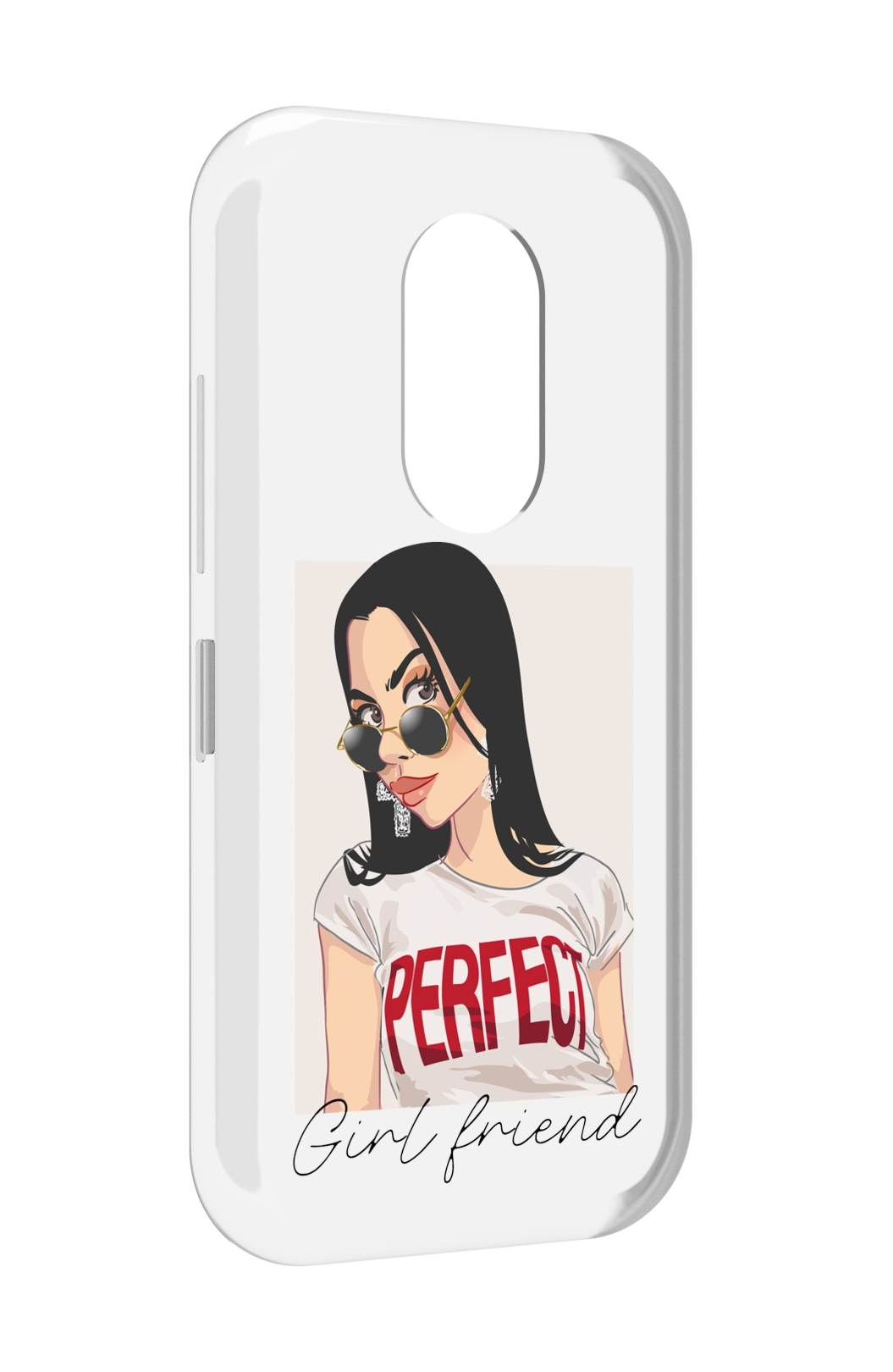 

Чехол MyPads Девушка-с-сережками женский для Doogee S61 / S61 Pro, Прозрачный, Tocco