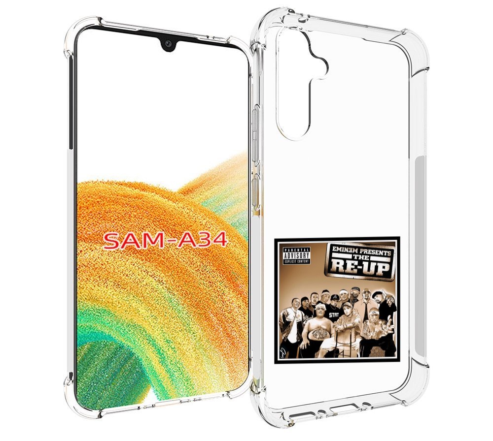 

Чехол MyPads EMINEM PRESENTS, THE RE-UP для Samsung Galaxy A34, Tocco