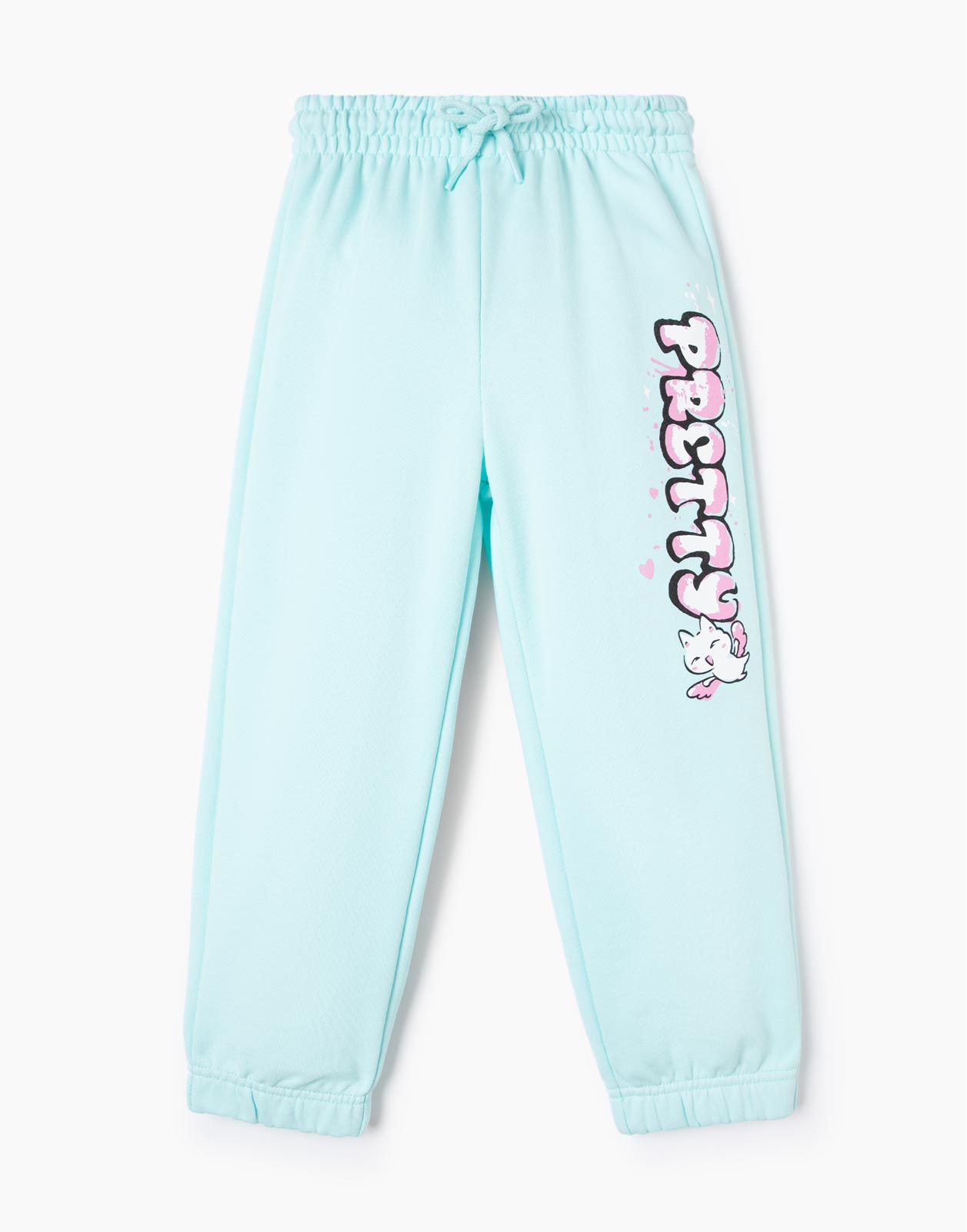 

Голубые спортивные брюки Ex-boyfriend для девочки р.116, Голубой, GAC021286