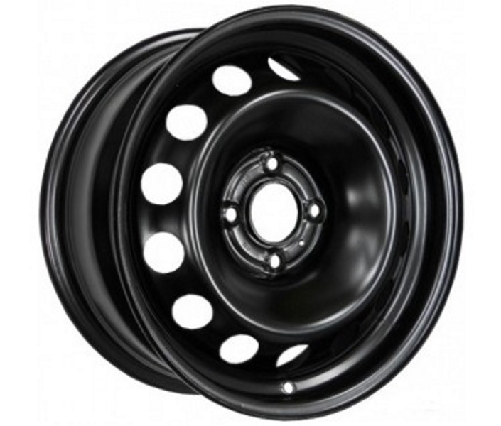 фото Диск штампованный r13 5.5j 4x100/56.6 et49 евродиск black 9310828 eurodisk