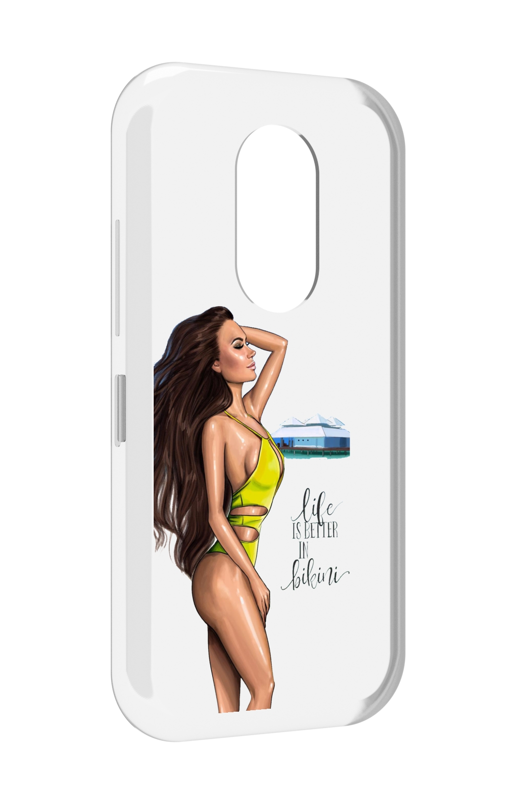 

Чехол MyPads Девушка-в-купальнике для Doogee S61 / S61 Pro, Прозрачный, Tocco