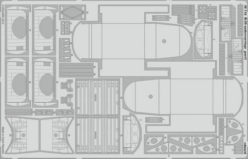 Фототравление Eduard 48743 B-29 undercarriage 1/48