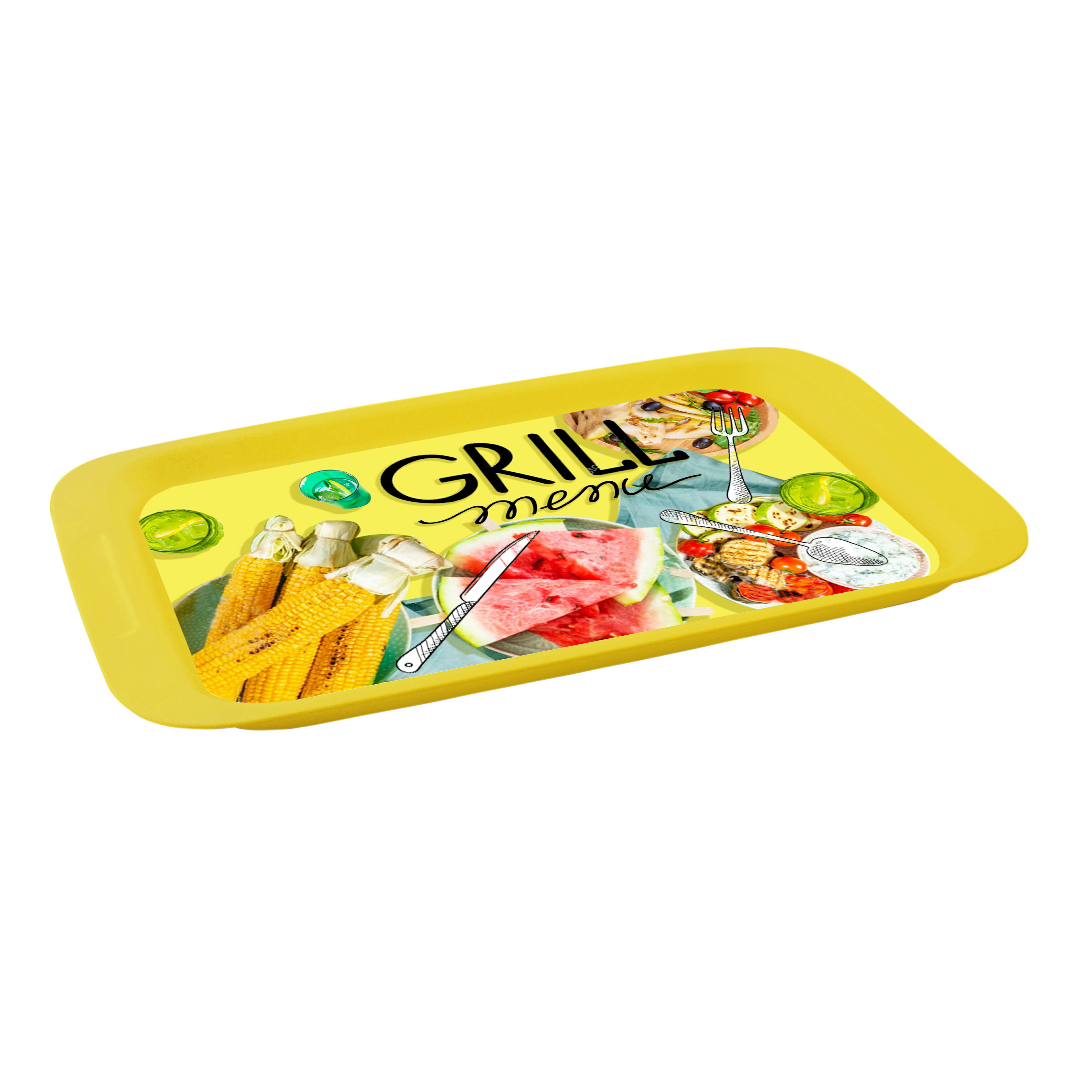 фото Поднос полимербыт grill menu пластик 43x26,8x2 см