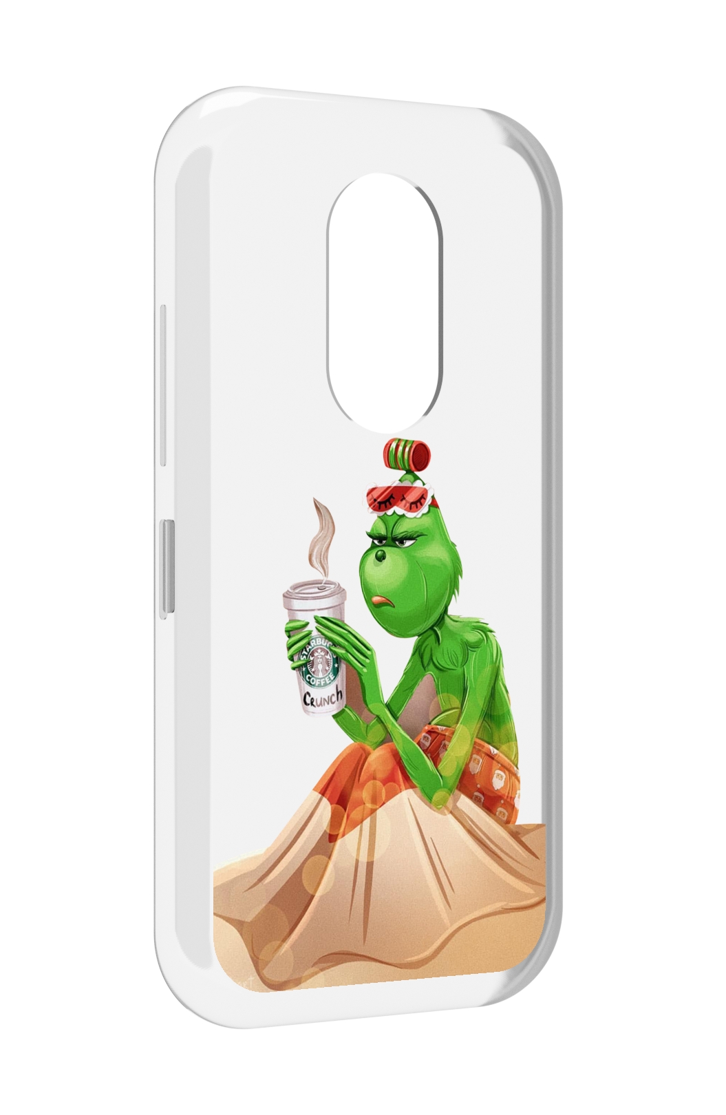 

Чехол MyPads Гринч-в-платье для Doogee S61 / S61 Pro, Прозрачный, Tocco
