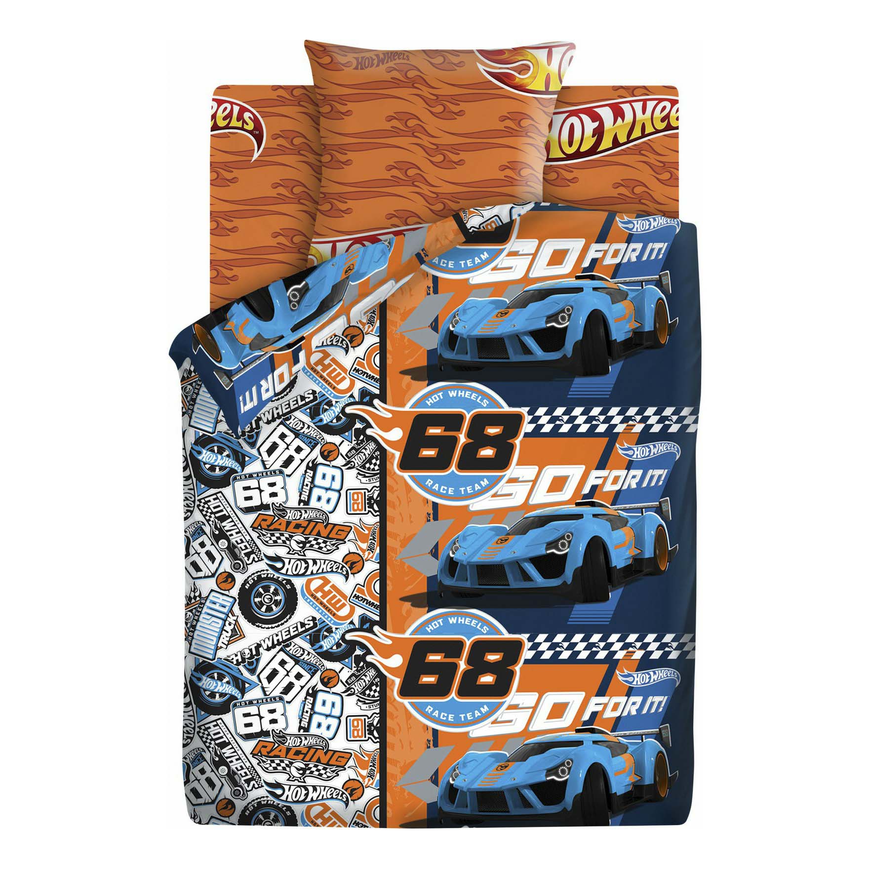 

Комплект постельного белья Hot Wheels 1,5 сп хлопок