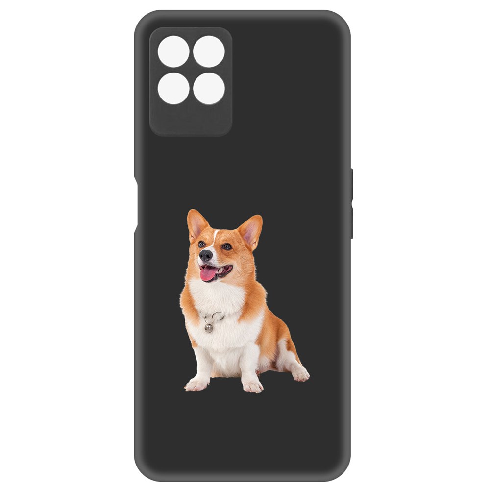 фото Чехол-накладка krutoff soft case корги для realme 8i черный