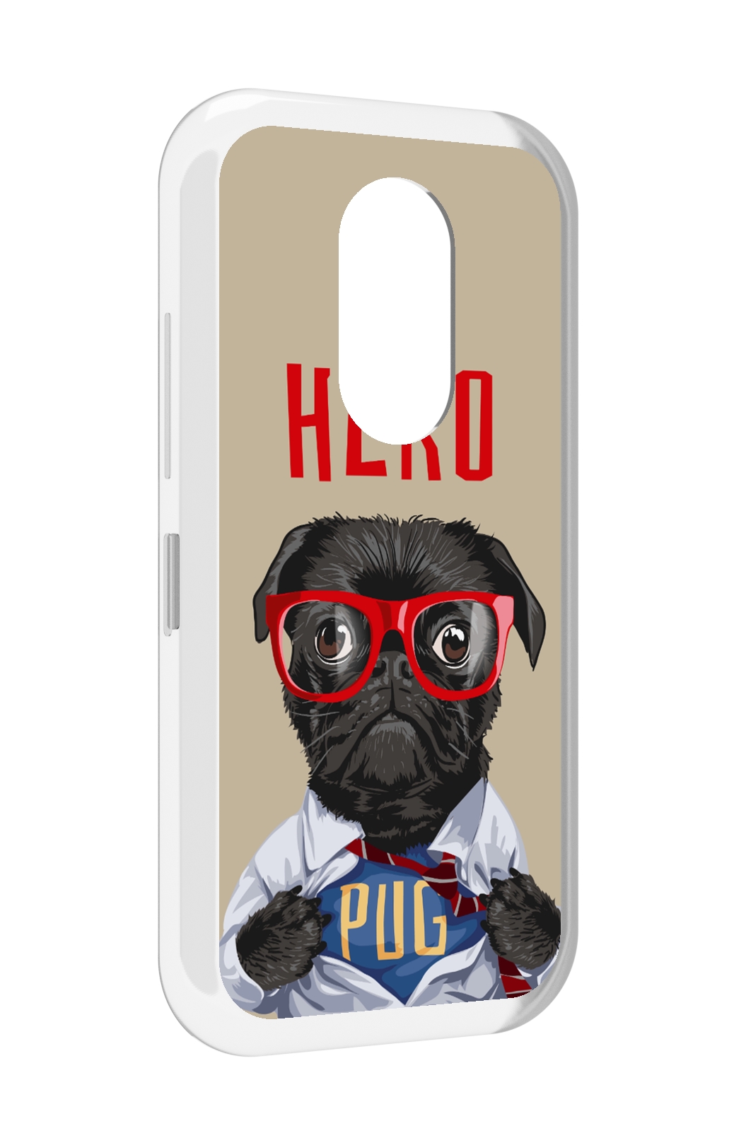 

Чехол MyPads Герой-PUG для Doogee S61 / S61 Pro, Прозрачный, Tocco