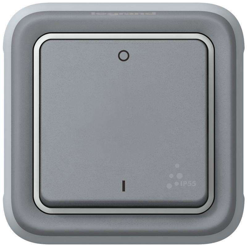 

Механизм выключателя 1-кл. 2п СП Plexo 10А IP55 10AX сер. Leg 069530 ( 1шт. ), 69530