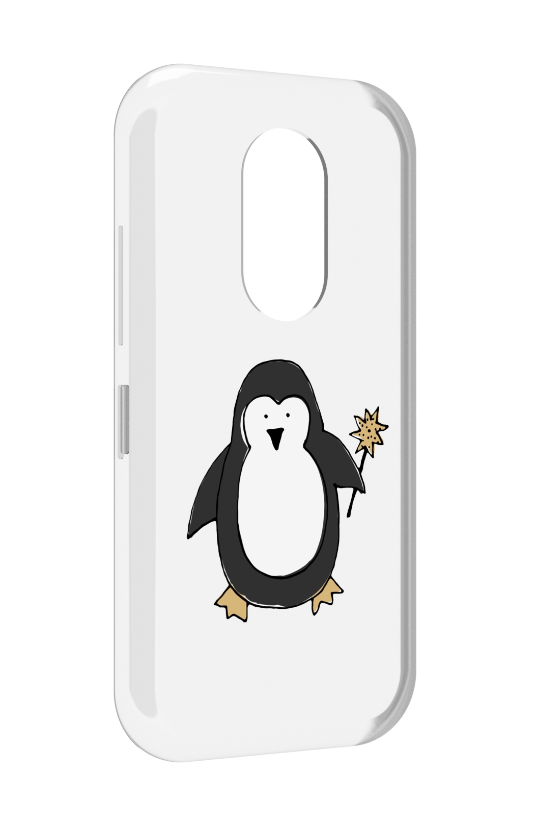 

Чехол MyPads Волшебный пингвин для Doogee S61 / S61 Pro, Прозрачный, Tocco