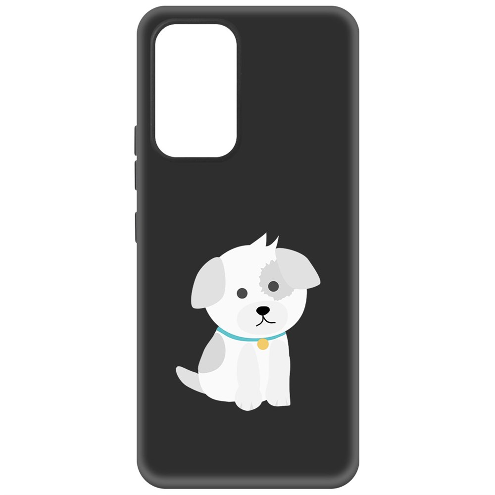 

Чехол-накладка Krutoff Soft Case Белый щенок для Samsung Galaxy A53 5G (A536) черный