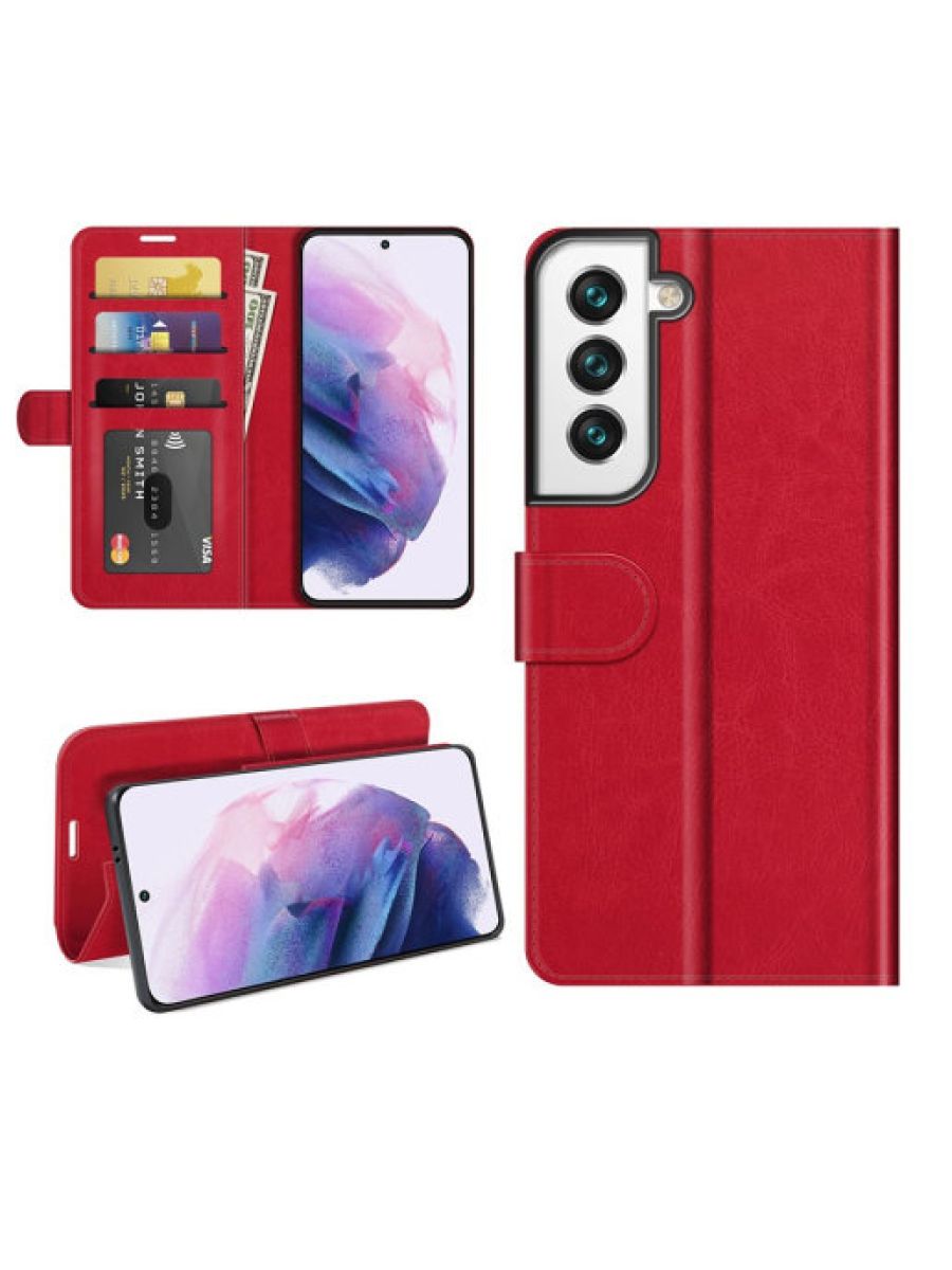 

Retro Чехол книжка для Samsung Galaxy S22 Plus/S22+ Черный