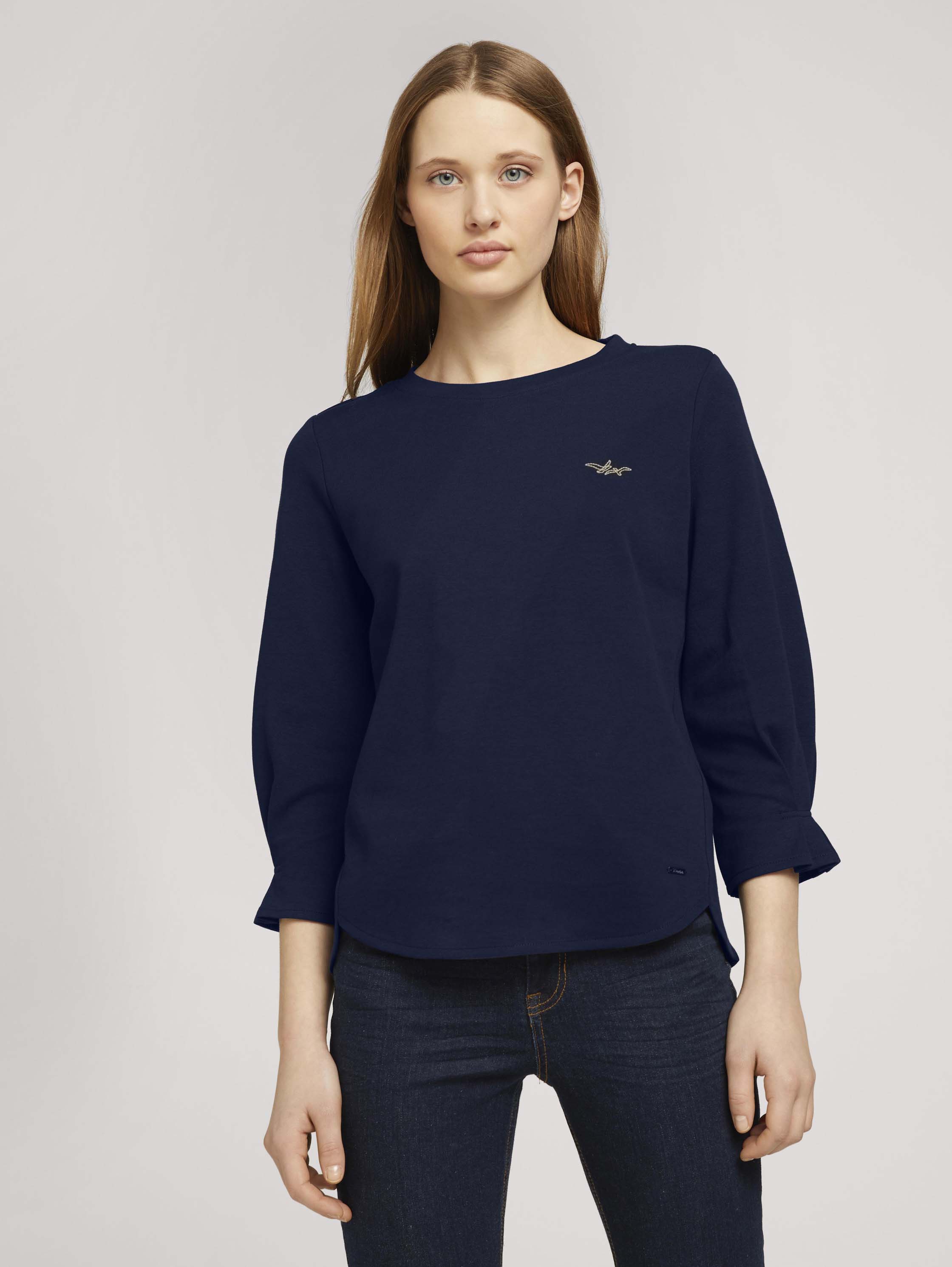 

Свитшот женский TOM TAILOR 1023952 синий L, 1023952