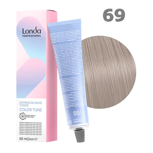 Экспресс-тонер для волос Londa Professional Color Tune тон 69 фиолетовый сандрэ 60 мл