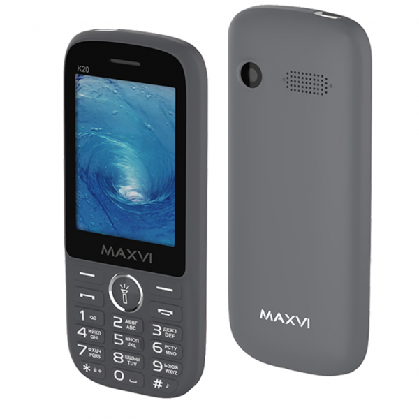 фото Мобильный телефон maxvi k20 grey