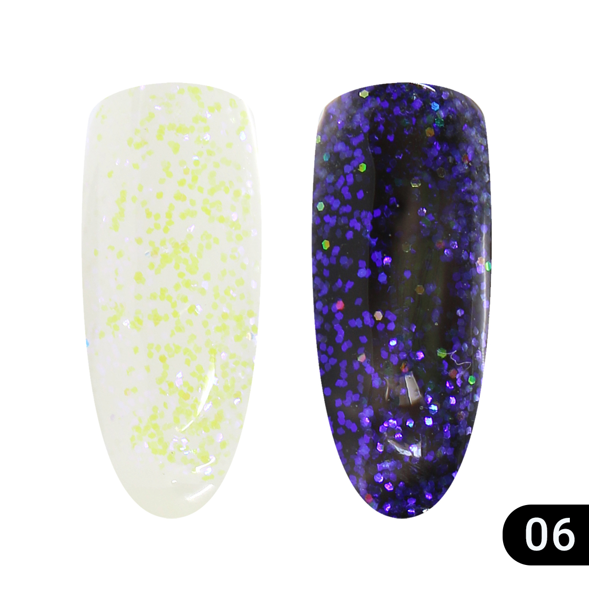 

Глиттер гель хамелеон Global Fashion 5 гр Glitter gel 06