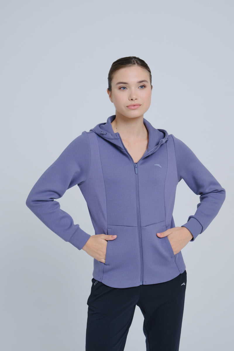 

Толстовка женская Anta Training A-STRETCH SHAPE 862337716 синяя L, Синий, Training A-STRETCH SHAPE 862337716